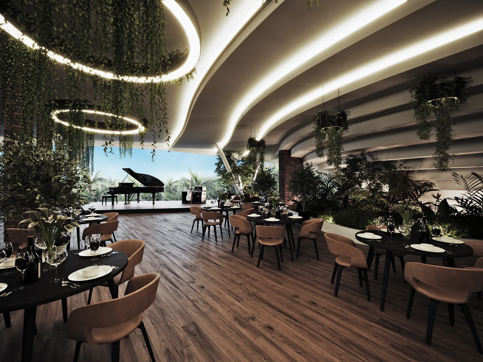 Терраса ресторана Radisson